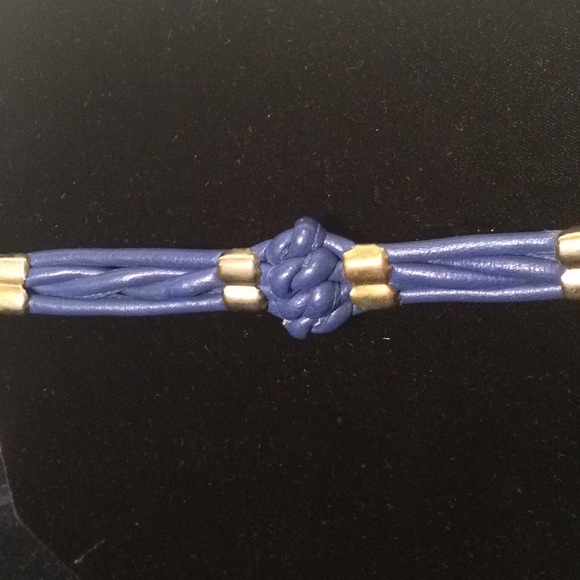 Navy Blue Roped Belt - Picture 2 of 4